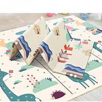 Дитячий розкладний килимок Folding baby mat 180х150см (NJ-15)