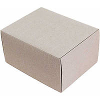 Коробка картонная гофра (190 x 150 x 100), бурая, 2-х слойная, подарочная