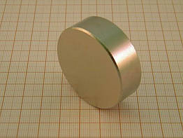 ❖РЕАЛЬНО N42❖ Польський неодимовий магніт 45х15, сила 50 кг