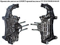 Кронштейн двигателя 1.3MJET правый под насос ГУ FIAT DOBLO 00-09 (ФИАТ ДОБЛО) (55208369, 55187310)