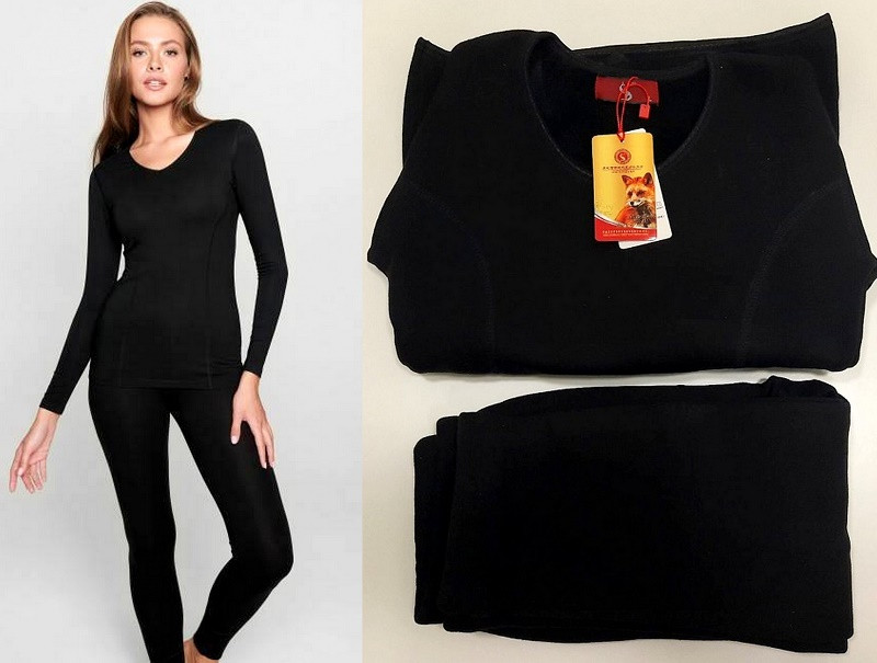 Термобілизна жіноче Xidoli Golden Fox (комплект , колір чорний).