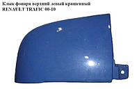 Клык фонаря верхний левый крашенный RENAULT TRAFIC 00-10 (РЕНО ТРАФИК) (8200011485, 4414961)