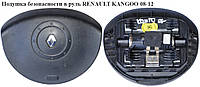 Подушка безопасности в руль 2 фишки RENAULT KANGOO 08-12 (РЕНО КАНГО) (8200381849)