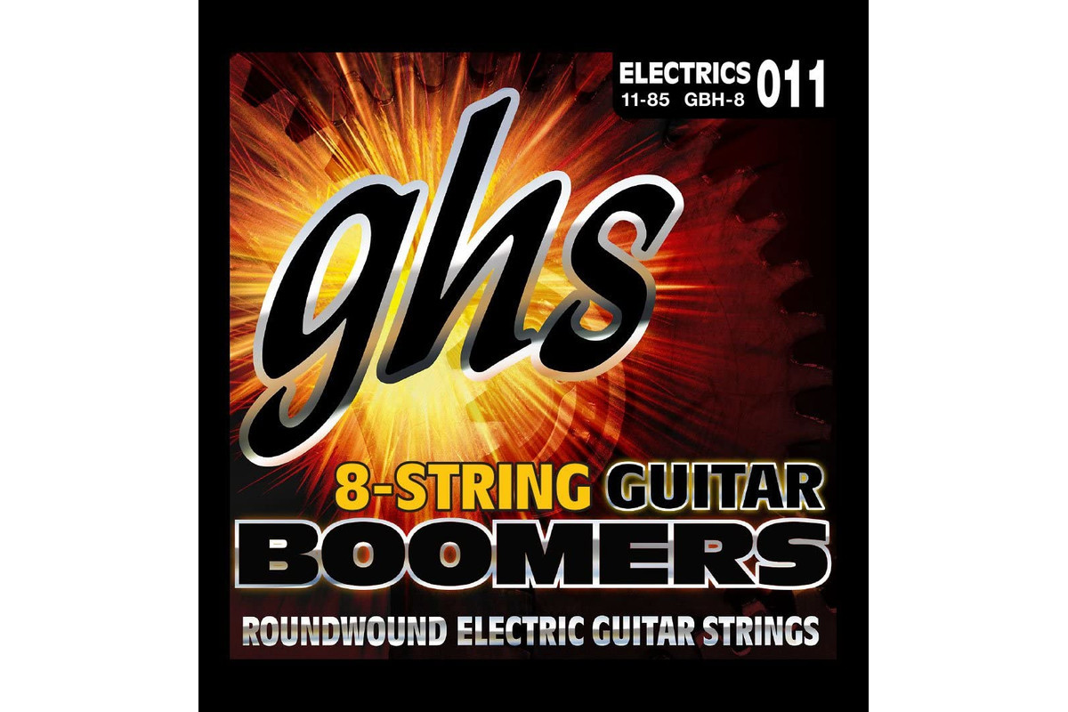 Струни для електрогітар GHS STRINGS BOOMERS GBH-8