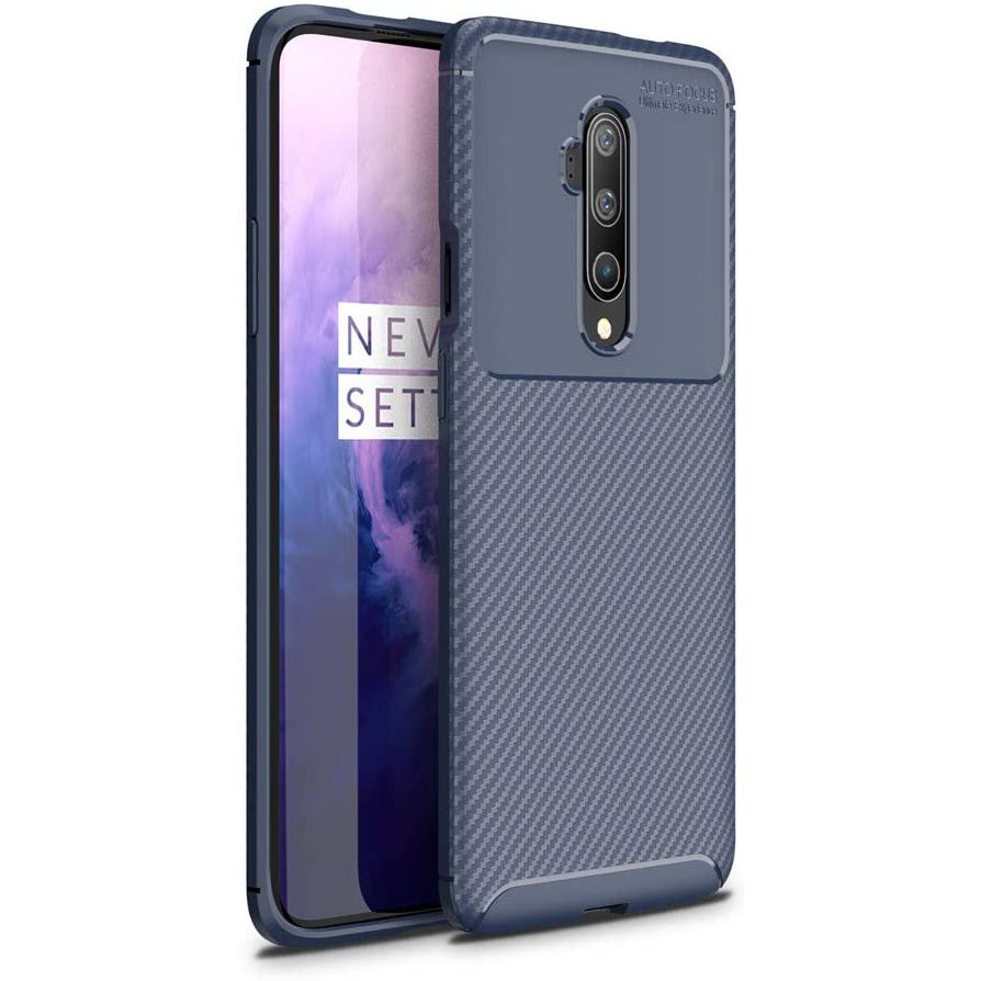 Чохол Carbon Case для OnePlus 7T Pro Blue, фото 1