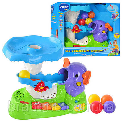 Музична іграшка Слон зі стрибними кульками VTech 112026, фото 1