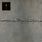 Гірлянда-кластер, чорна струна, "Luca", 14 м, теплий білий