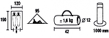 Туристичний намет 2-місний Minipack 2, фото 5