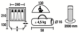 Туристичний намет 4-місний Travel Plus 4, фото 4