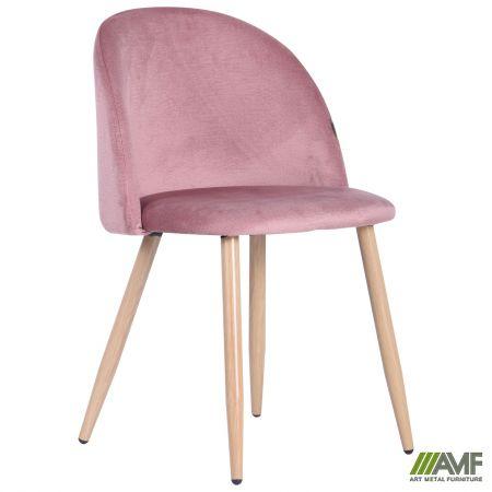Стілець обідній AMF Sherry velvet рожевий, фото 1