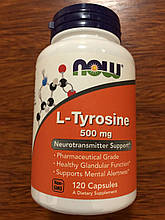 L-Тирозин Now Foods L-Tyrosine 500 mg 120 Caps