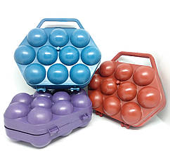 Контейнер-лоток для яєць 10 шт. блакитний Укрпласт, фото 4