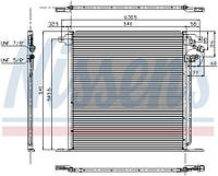 Радиатор кондиционера MERCEDES BENZ-BENZ V-CLASS, VITO