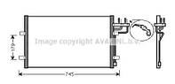 Радиатор кондиционера FORD C-MAX, FOCUS