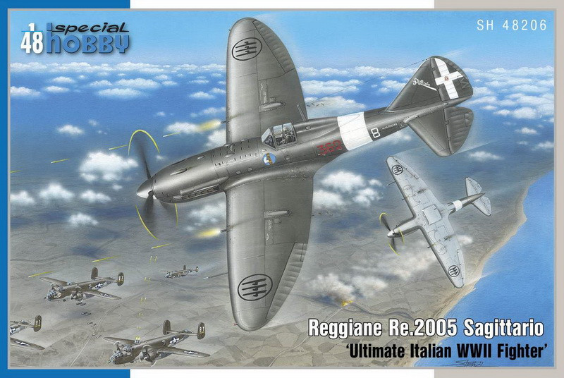 Пластикова модель 1/48 Special hobby 48206 Італійський винищувач Reggiane Re.2005 Sagittario