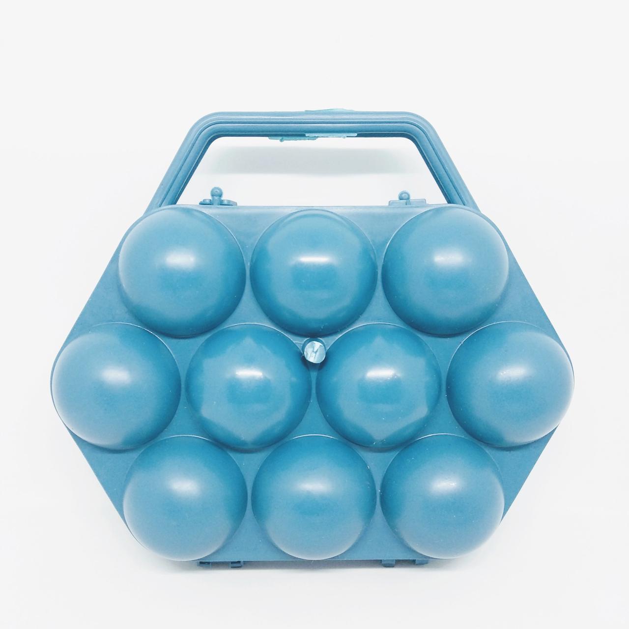 Контейнер-лоток для яєць 10 шт. блакитний Укрпласт