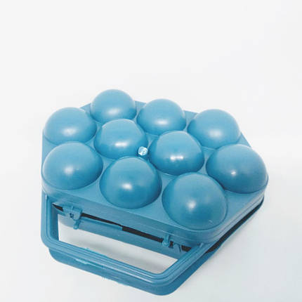 Контейнер-лоток для яєць 10 шт. блакитний Укрпласт, фото 2