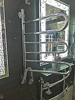 Электрический полотенцесушитель Elna Флюгер - 3 поворотный нержавеющий с регулятором