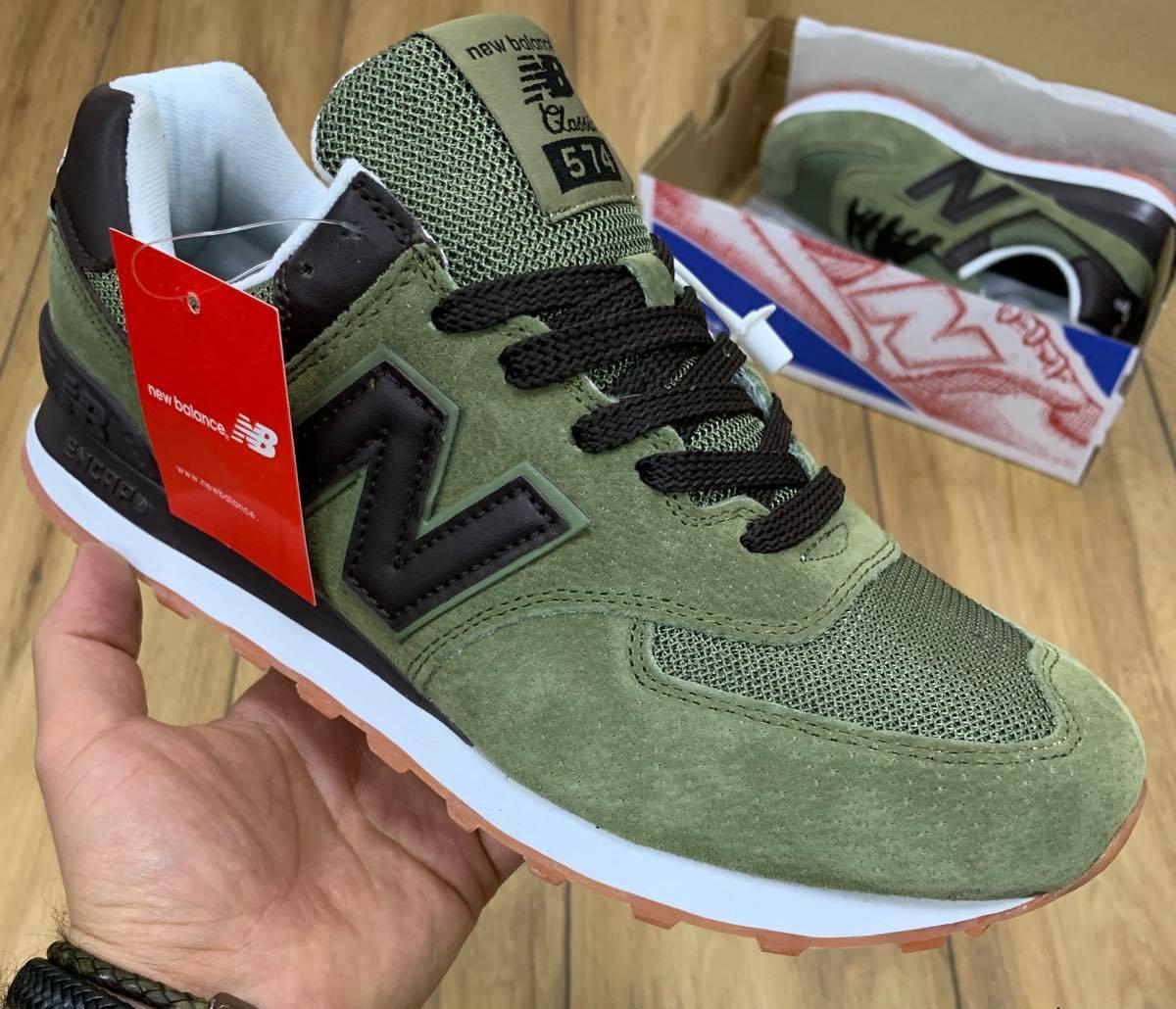 Чоловічі кросівки New Balance Black/White ML574EGK оригінал