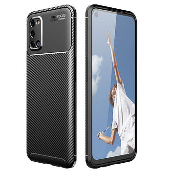 Чохол Carbon Case для Oppo A92 / A72 / A52 Black