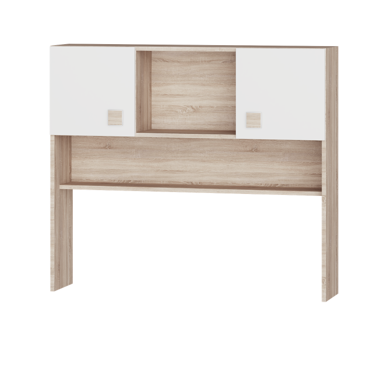 Надбудова для столу Соната з ламінованої ДСП Еверест Дуб Сонома + Білий, фото 1