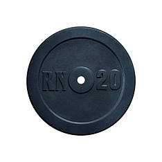 Диск на гриф 20 кг з діаметром 30 мм Гантелі, гирі, штанги і диски граниліт пофарбований