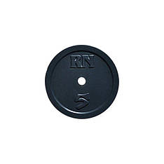 Диск на гриф 5 кг з діаметром 25 мм Гантелі, гирі, штанги і диски граниліт пофарбований