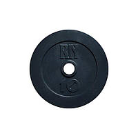 Диск на олимпийский гриф 10 кг c диаметром 50 мм Гантели, гири, штанги и диски гранилит окрашенный