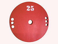 Диск для олимпийской штанги 25 кг на гриф 50 мм Гантели, гири, штанги и диски стальной крашенный