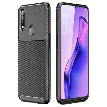 Чохол Carbon Case для Oppo A31 / A8 Black