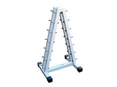 Стійка під гантелі кутова Ялинка на 10 пар Стійки для гантелей, грифів та дисків розбірна