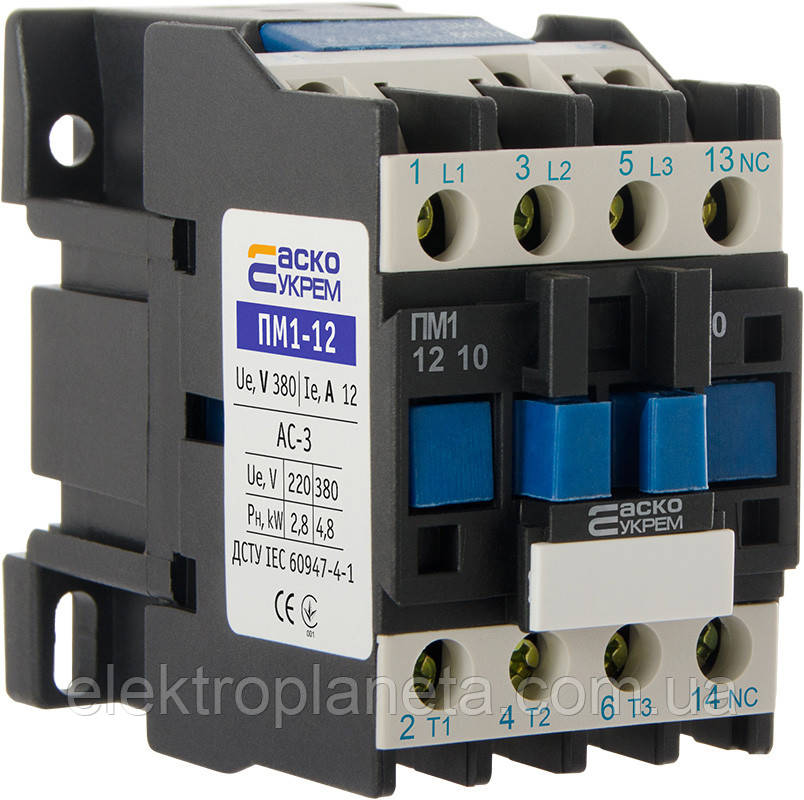 Пускач магнітний АСКО-УКРЕМ ПМ 1-12-10 (LC1-D1210) М7 220 В A0040010045, фото 1