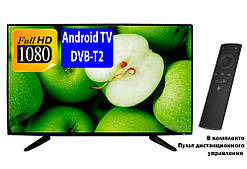 LED TV Телевізор 24" дюйма зі смартом FullHD + DVB-T2 + HDMI + USB + VGA