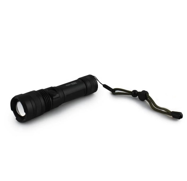 Ліхтар ручний X-Balog BL 1827 P90, з акумулятором, чорний