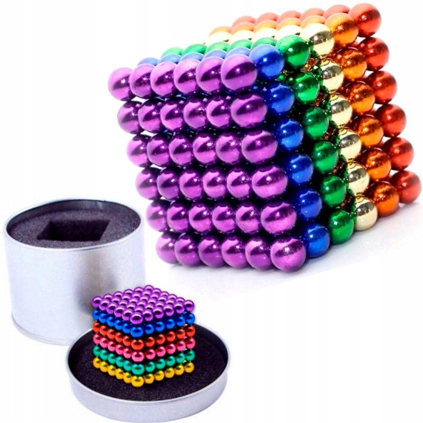 Кольоровий Неокуб веселка Оригінал Neocube Rainbow colour mix 216 кульок 5мм в боксі