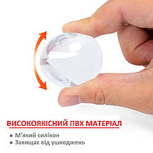 Куточки Силіконові для Меблів - Комплект з 24 шт - для Безпеки Дитини, фото 3