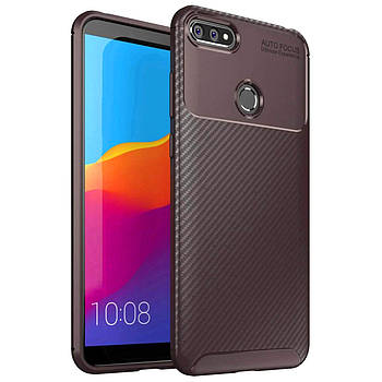 Чохол Carbon Case для Oppo A12 Brown