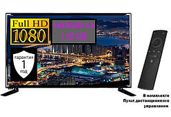 Телевізор LED TV 24" SmartTV FullHD DVB-T2 HDMI USB VGA + ПУЛЬ Д/У