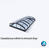 Павильон для бассейна Casablanca Infiniti А 3,9х6,46х0,55м Antracit Grey