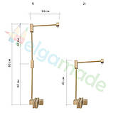 Основа для мобіля дерев'яна Кронштейн-5, 80 см, фото 3