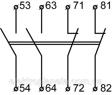 Дополнительный контакт для магнитного пускателя ДК-22 (LA1-DN22) A0040050012 - фото 5 - id-p46529354