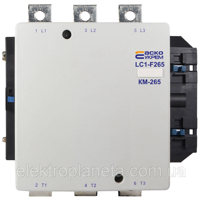 Контактор магнітний пускач АСКО-УКРЕМ KM 265 М7 220В (LC1-F265) A0040020014, фото 1