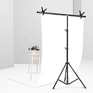 Фотофон Вініловий 100*125 см Білий Матовий VINIL BD-PRO фон для предметного зйомки , фото взуття, фуд зйомки, фото 2