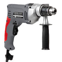 Дриль ударний 950Вт, 0-2800 об/хв, 1.5-13 мм, реверс, металевий корпус редуктора INTERTOOL DT-0121, фото 4