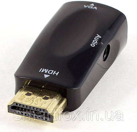 Конвертер з HDMI на VGA+AUDIO jack 3.5, фото 1