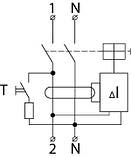 Пристрій захисного відключення (діфреле) УкрЕМ ПЗВ-2001 2р/25А/30мА АсКо A0020010003, фото 6