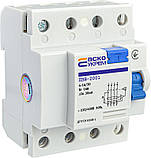 Пристрій захисного відключення (діфреле) УкрЕМ ПЗВ-2001 4р/16А/30мА АсКо A0020010011, фото 2