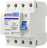 Пристрій захисного відключення (діфреле) УкрЕМ ПЗВ-2001 4р/16А/30мА АсКо A0020010011, фото 3
