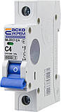 Автоматичний вимикач АСКО-УКЕМ ВА-2017/C 1р 4А АСКО A0010170031, фото 4