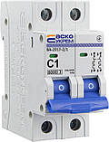 Автоматичний вимикач АСКО-УКЕМ ВА-2017/C 2р 1А АСКО A0010170033, фото 6
